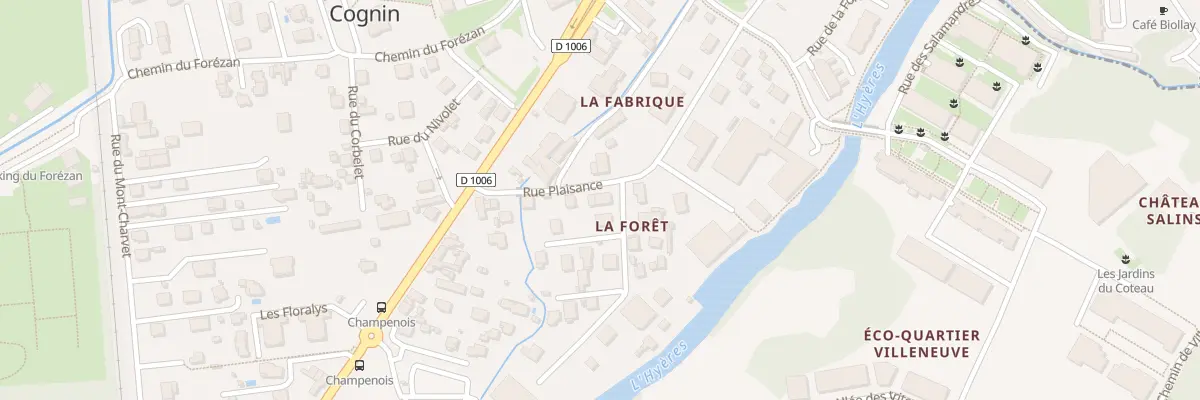 Plan du 2 Rue xavier de maistre à Cognin
