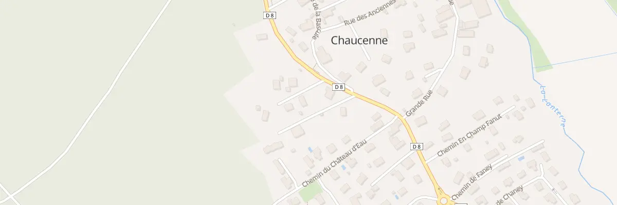 Plan du 1 Chem des Sapins à Chaucenne