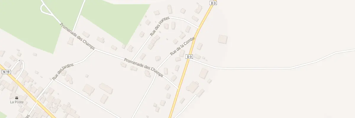 Plan du 8 Rue de la Combe à Combeaufontaine