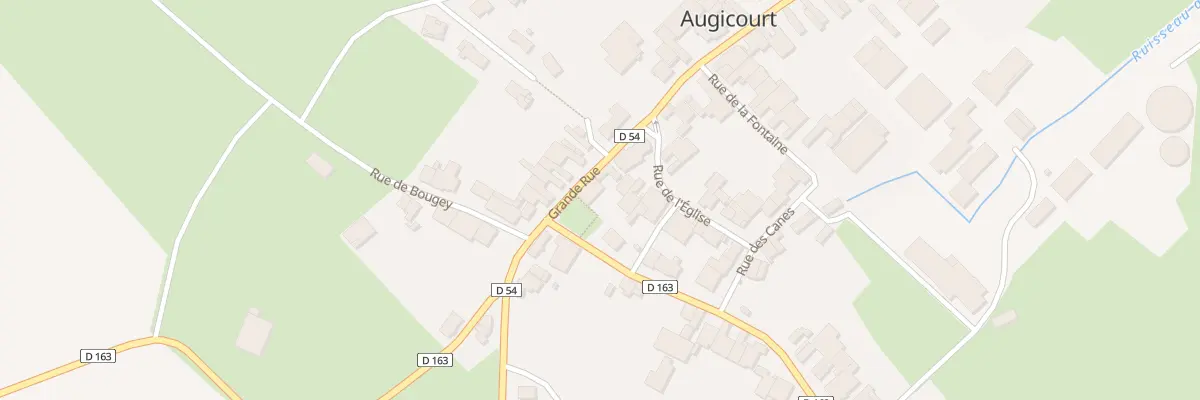 Plan du 7 Gr Grande Rue à Augicourt