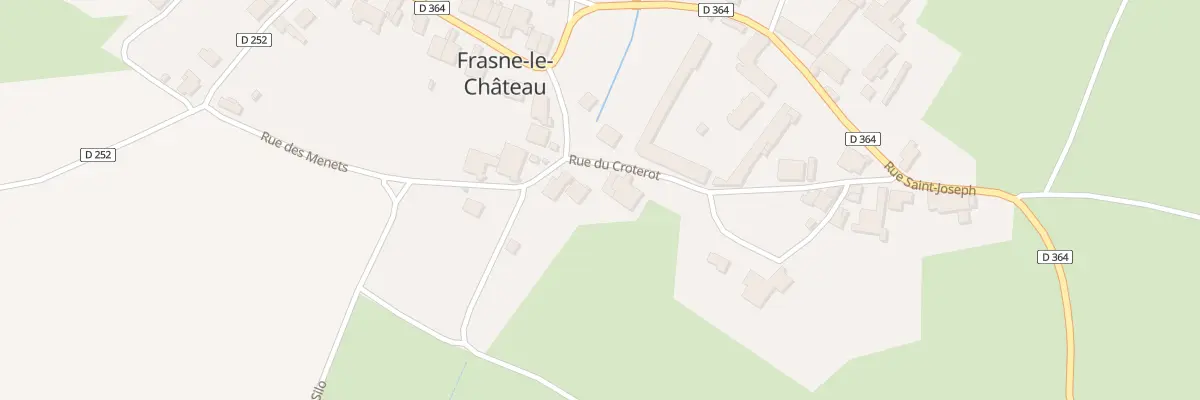 Plan du 1 Rue du Croterot à Frasne-le-Château