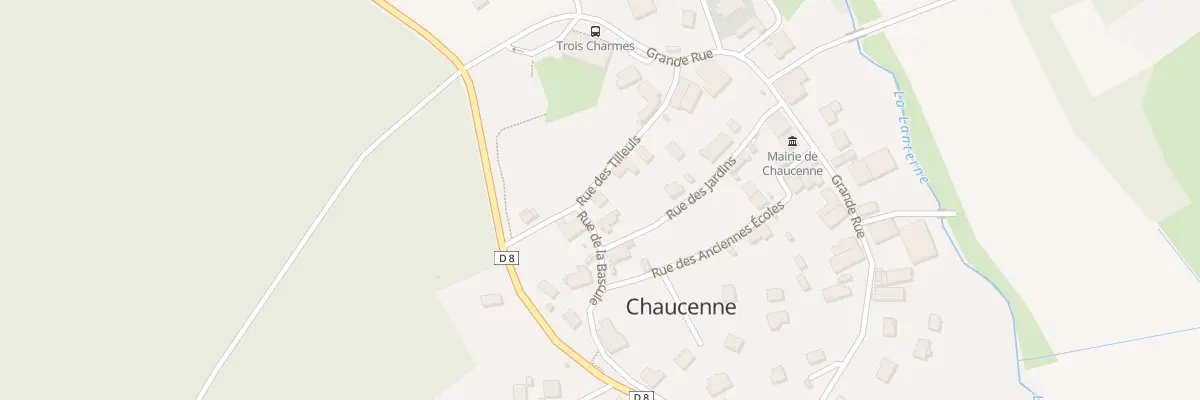 Plan du 4 Rue des Tilleuls à Chaucenne