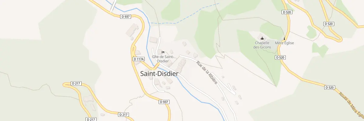 Plan du 55 Rue de la Ribière à Dévoluy