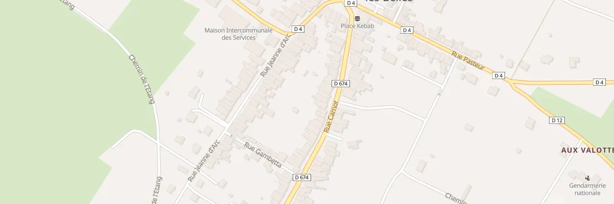Plan du 22 Rue Carnot à Colombey-les-Belles