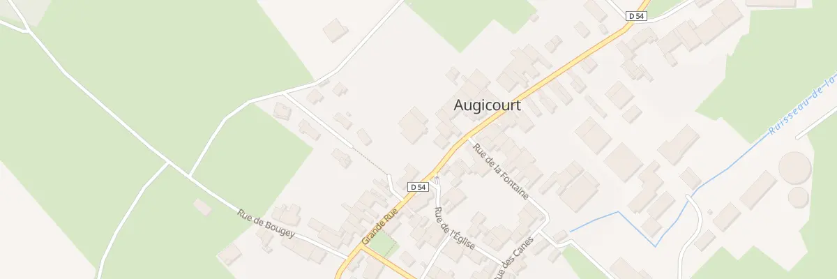 Plan du 24 Gr Grande Rue à Augicourt