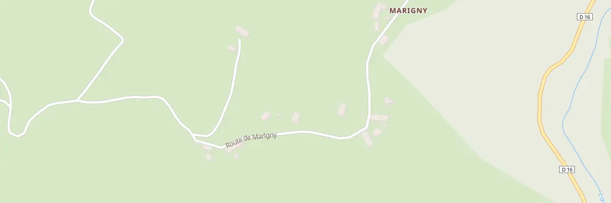 Plan du 512 Rte de Marigny à Massingy