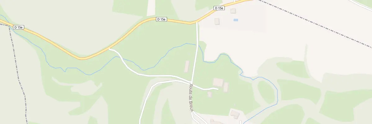 Plan du 2 Rte de Breux à Ronchaux