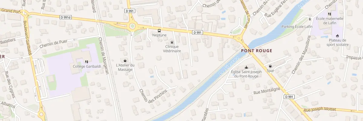 Plan du 169B Av du Grand Port à Aix-les-Bains