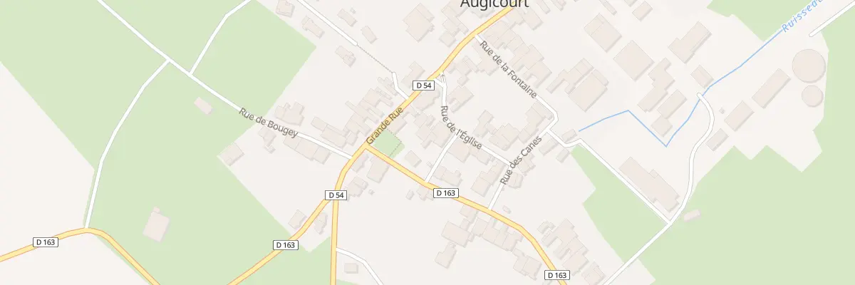 Plan du 2 Rue Baudey à Augicourt