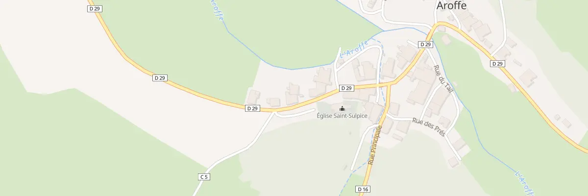 Plan du 8 Rue de l’Eglise à Aroffe