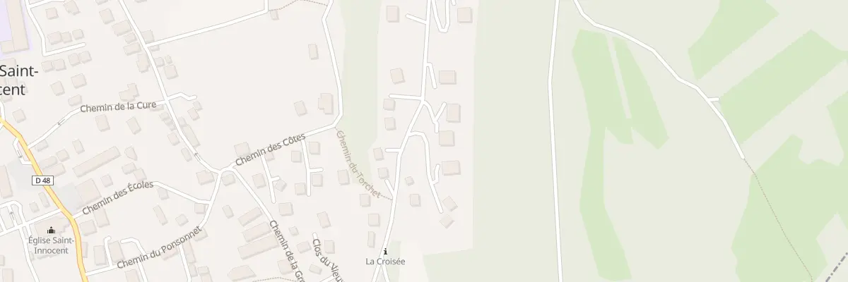 Plan du 36B Che de la Grotte des Fees à Brison-Saint-Innocent
