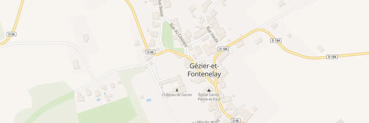 Plan du 7 Rue de la Grande Fontaine à Gézier-et-Fontenelay