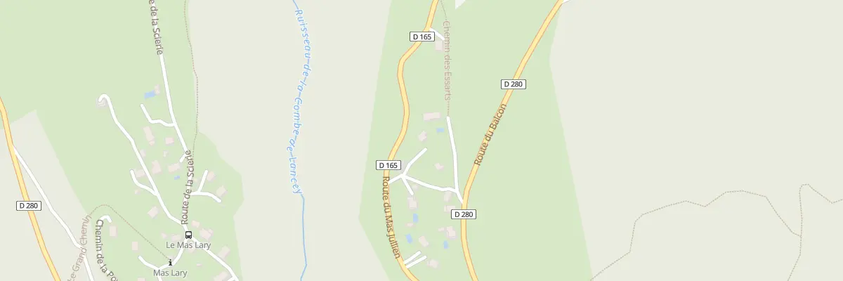 Plan du 33 Che du Charron à La Combe-de-Lancey