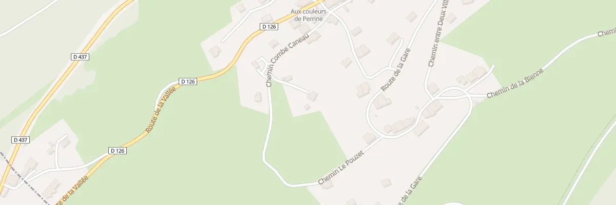 Plan du 3 Che Combe Caneau à Nanchez