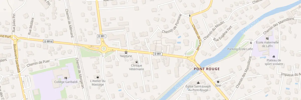 Plan du 168 Av du Grand Port à Aix-les-Bains
