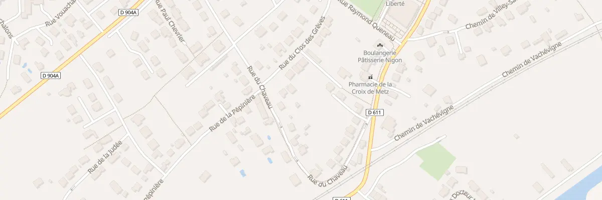 Plan du 28 Rue du Clos des Grèves à Toul