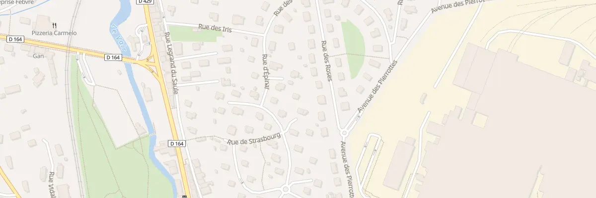 Plan du 33 Rue de Lille à Contrexéville