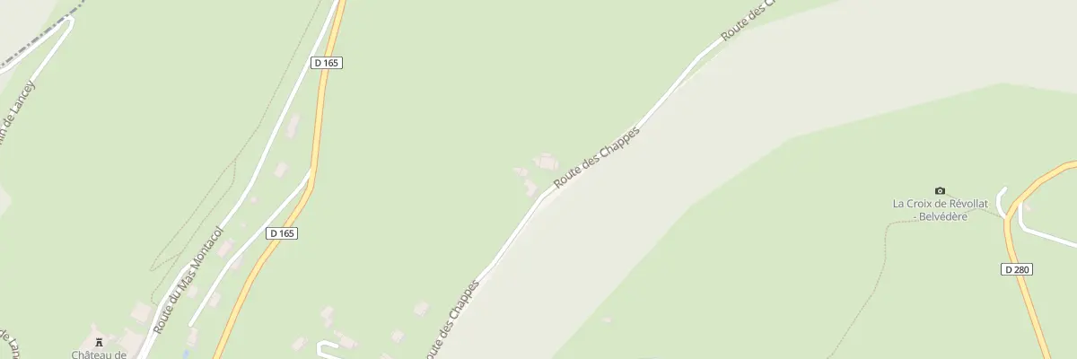 Plan du 315 Rte des Chappes à La Combe-de-Lancey