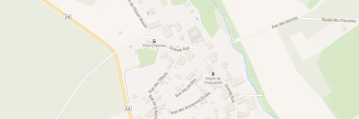 Plan du 12 Rue des Tilleuls à Chaucenne