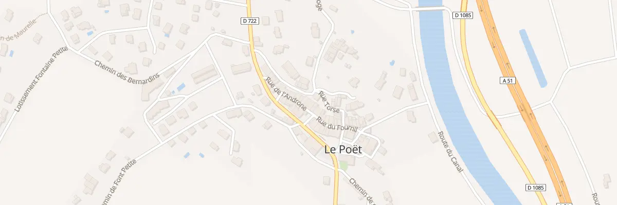 Plan du 5 Rue de l’Androne au Poët