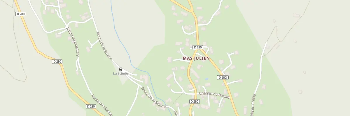 Plan du 670 Rte du Mas Jullien à La Combe-de-Lancey