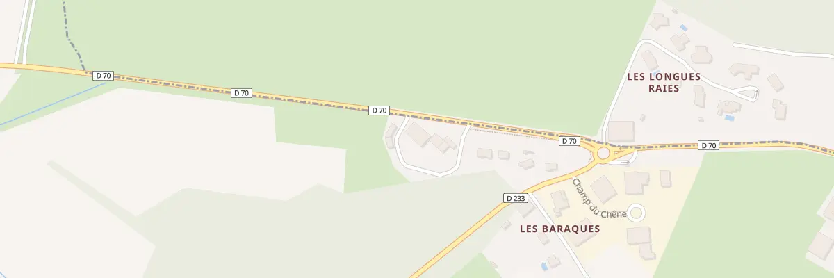Plan du 7B Rte de Gray à Champagney