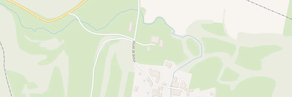 Plan du 5 Rte de Breux à Ronchaux