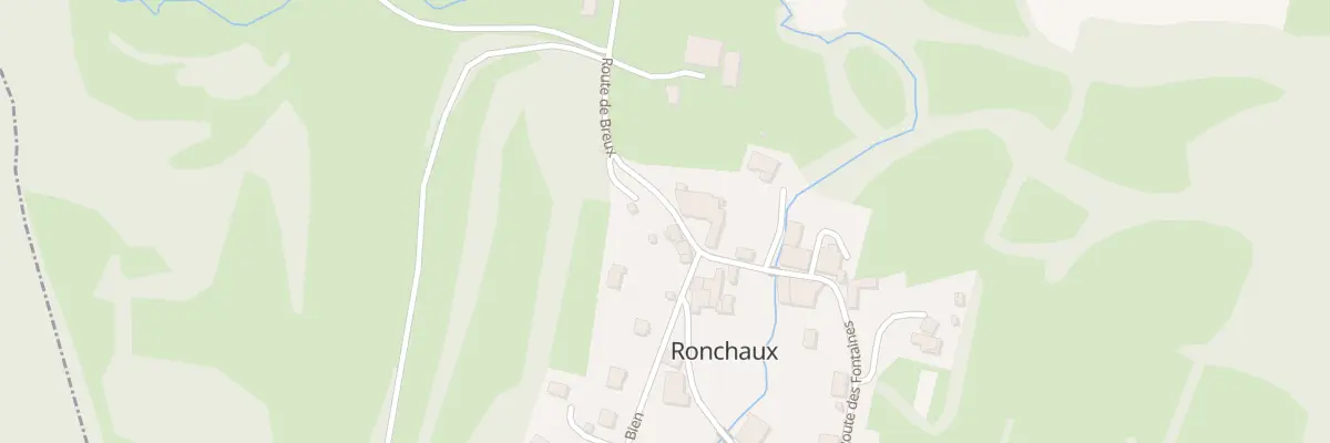Plan du 4 Rte de Breux à Ronchaux
