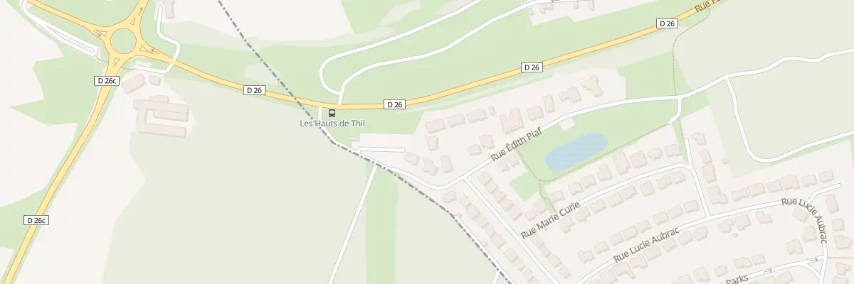 Plan du 4A Rue Edith Piaf à Thil