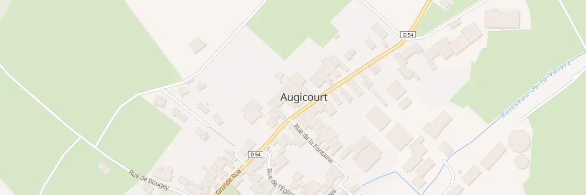 Plan du 30 Gr Grande Rue à Augicourt