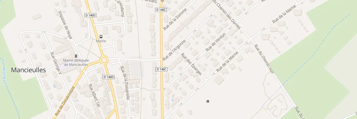 Plan du 306 Rue de l’Argonne à Val de Briey