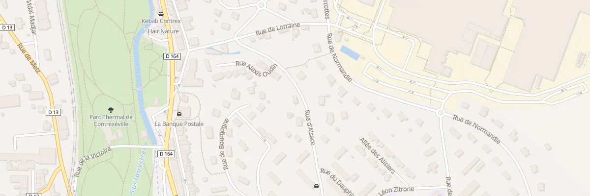 Plan du 156 Rue d’Alsace à Contrexéville