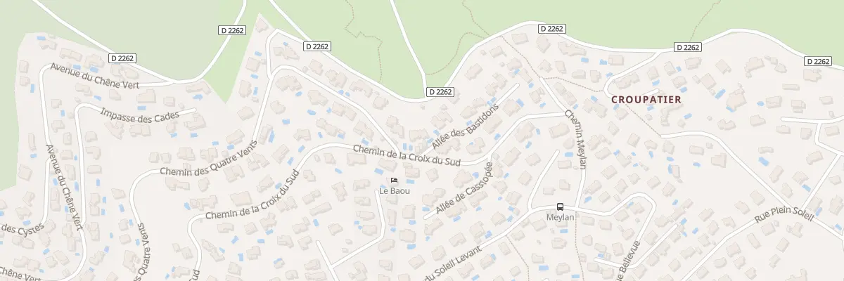 Plan du 3 All des Bastidons à Toulon