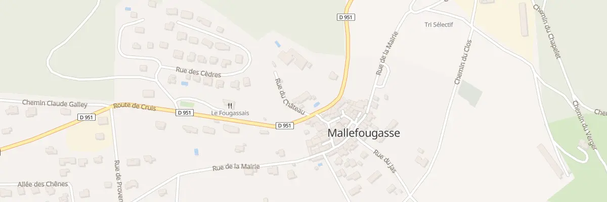 Plan du 16 Le Village à Mallefougasse-Augès