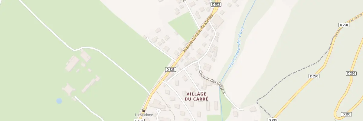Plan du 11 Av Général de Miribel à Villard-Bonnot