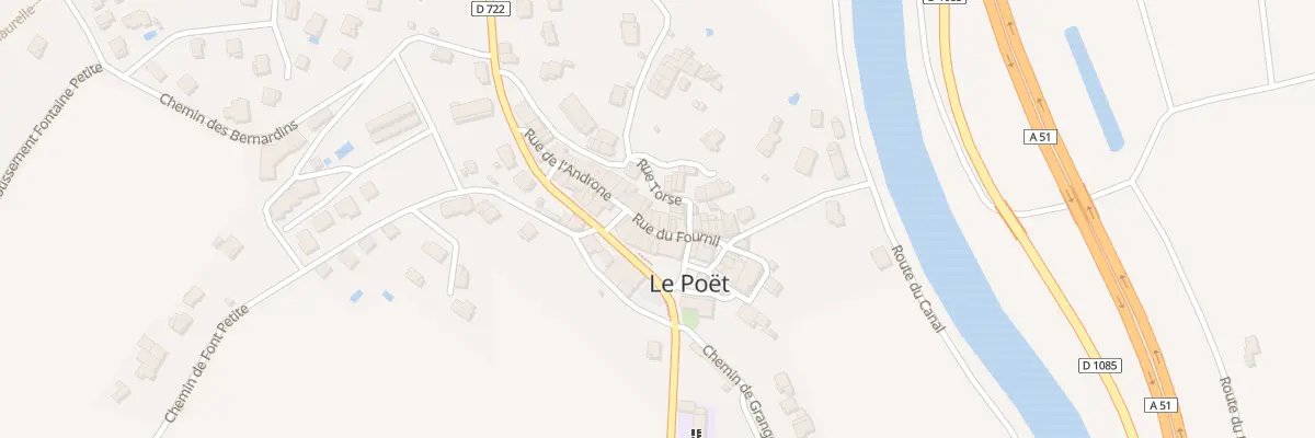 Plan du 13 Rue du Fournil au Poët