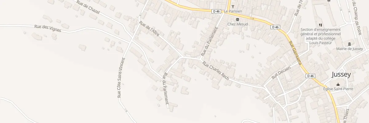 Plan du 31 Rue du Parlement à Jussey