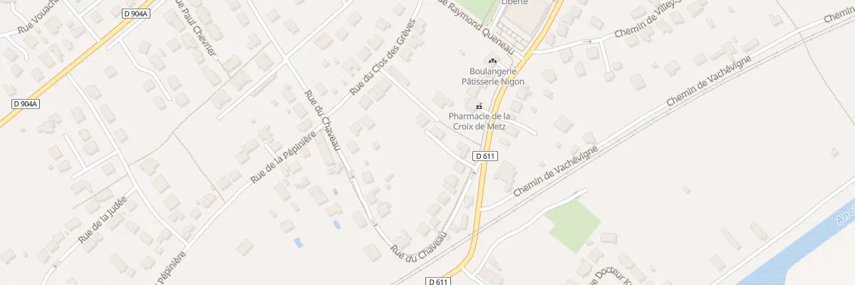 Plan du 6 Rue du Chaveau à Toul