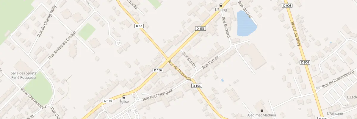 Plan du 14 Rue Lucien Michel à Audun-le-Roman