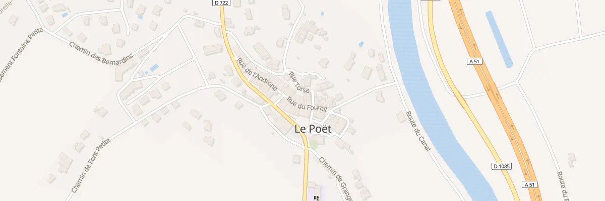 Plan du 11 Rue du Fournil au Poët