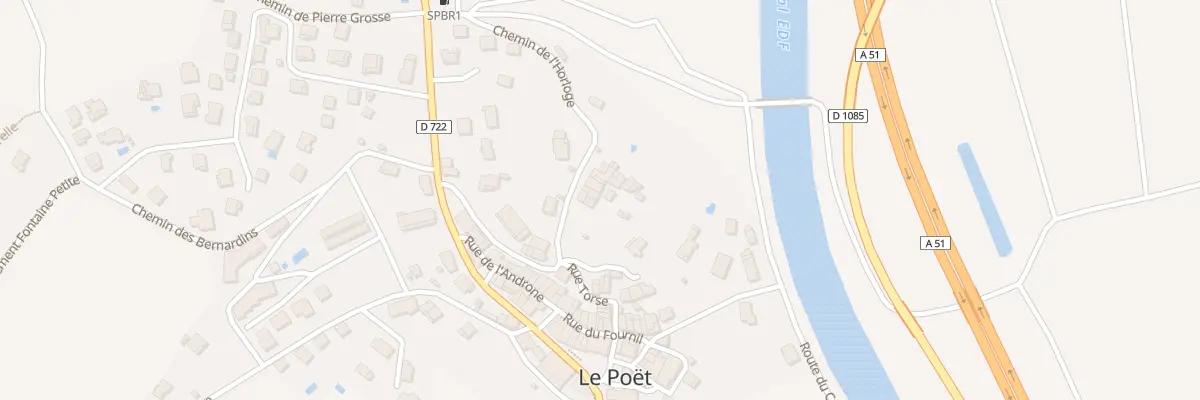 Plan du 5173 Ville Haute au Poët