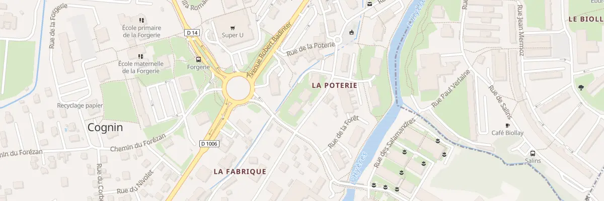 Plan du 24 Rue de la paix à Cognin