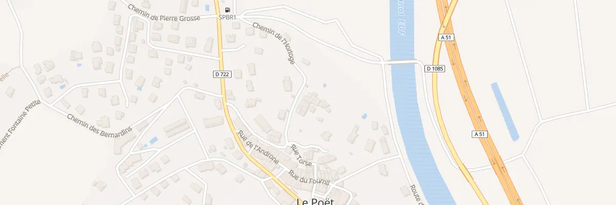Plan du 5064 Ville Haute au Poët