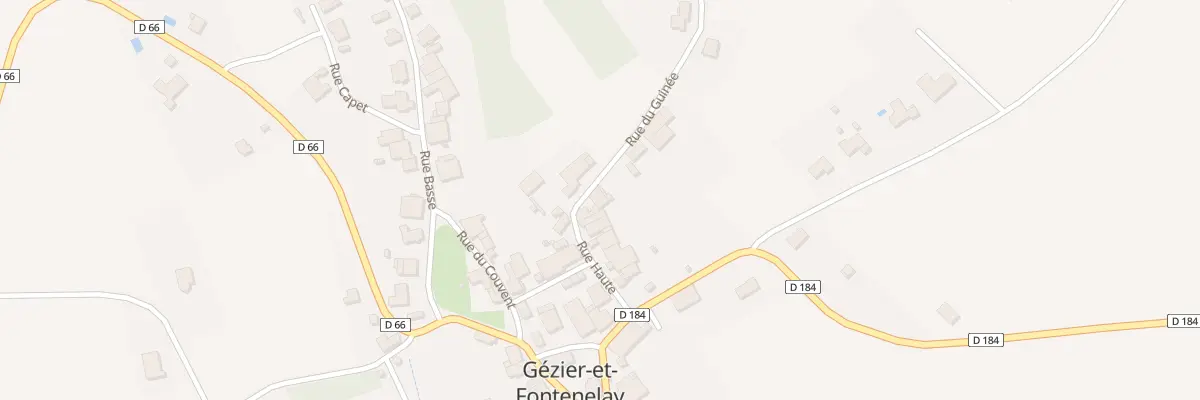 Plan du 4 Rue du Guine à Gézier-et-Fontenelay