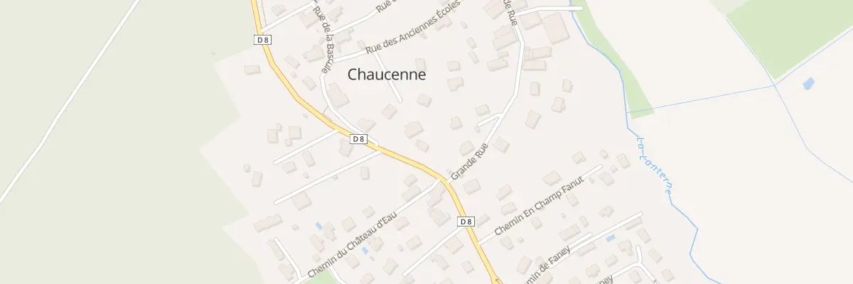Plan du 10 Rue de Besancon à Chaucenne