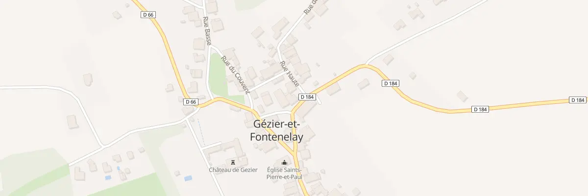 Plan du 1 Rue de la Corvee à Gézier-et-Fontenelay