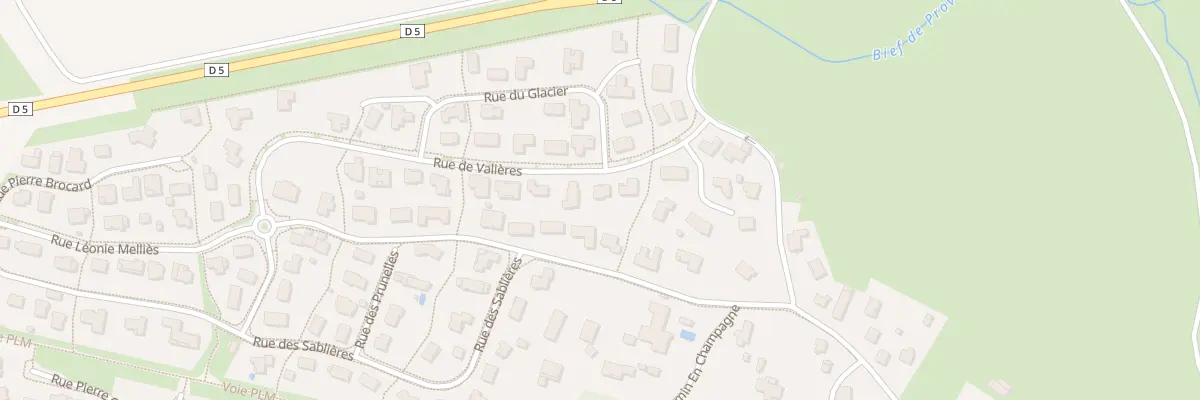 Plan du 93 Rue de Valieres à Champagnole