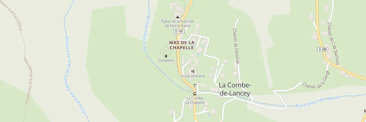 Plan du 29 Che de l’Ecole à La Combe-de-Lancey