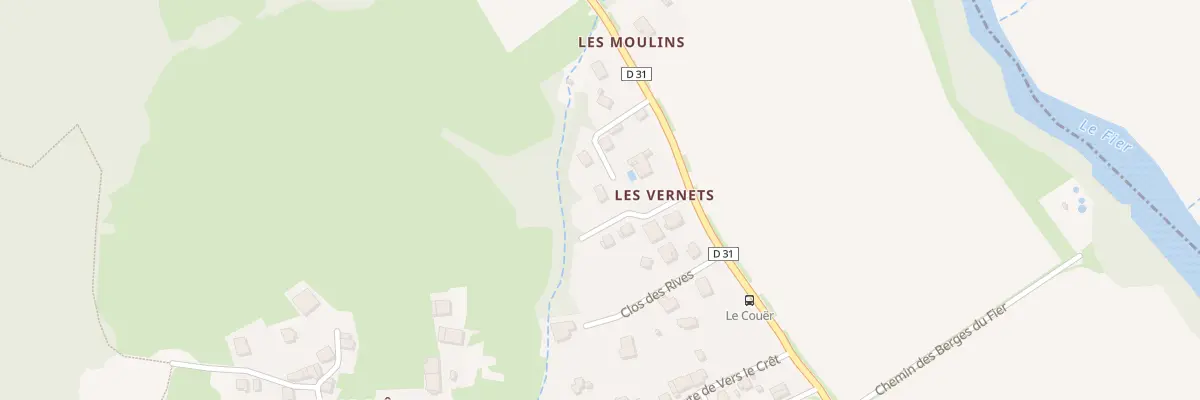 Plan du 90 All des Granchettes à Lornay
