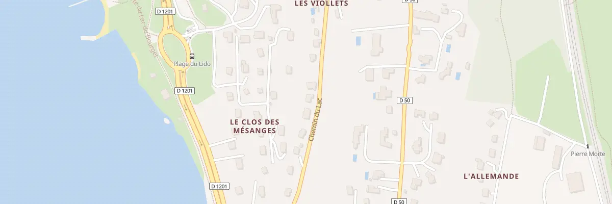 Plan du 44 Che du Lac à Tresserve